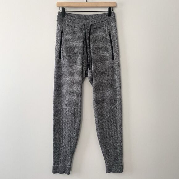 Lululemon Engineered Warmth Jogger Merino Wool Blend Waffle Pants Gray Men Small - Picture 1 of 8